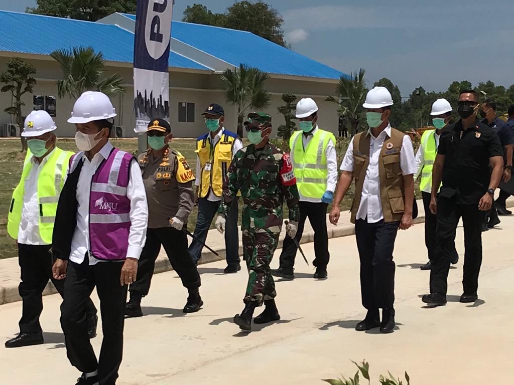 Pangdam I/BB Dampingi Presiden Jokowi Tinjau Kesiapan RS Khusus di Pulau GalangÂ Â 