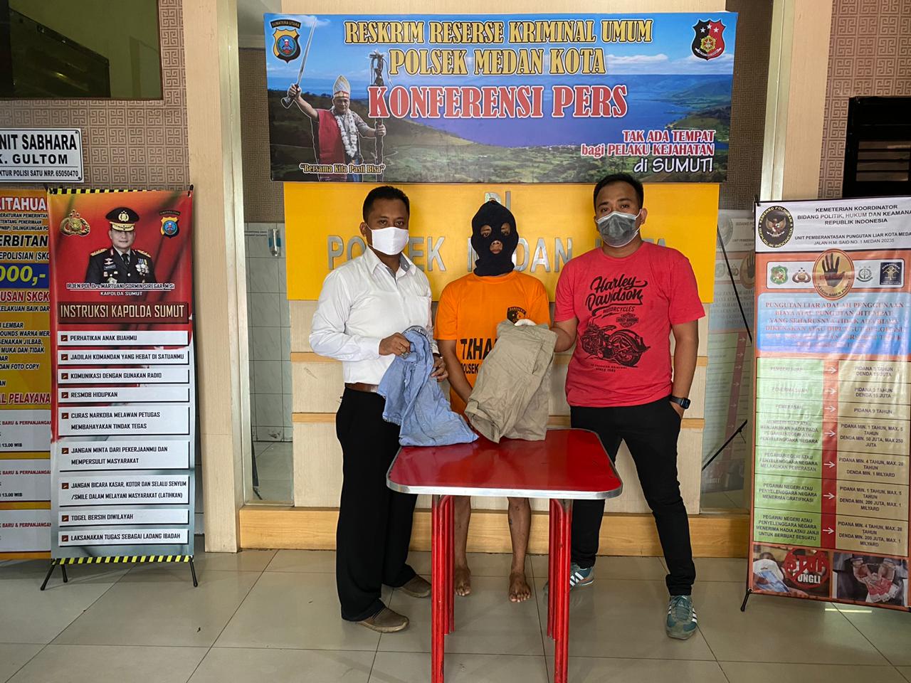 Gelapkan Sepeda Motor Warga Babalan Langkat Diciduk Tekab Polsek Medan Kota