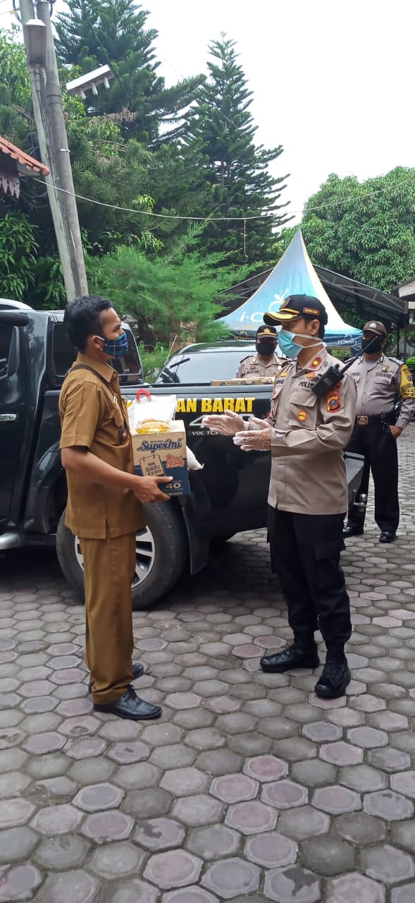 Polsek Medan Barat Distribusikan AP2 Kepada Warga Binaan