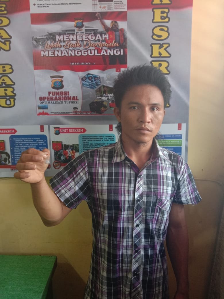 Miliki 1 Paket Kecil Shabu, Paulus Diringkus Tekab Medan Baru