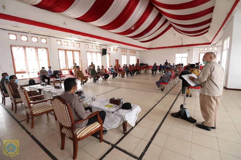 Pemkab Pakpak Bharat Sosialisasikan PP NO 21 Tahun 2020 Tentang PSBB