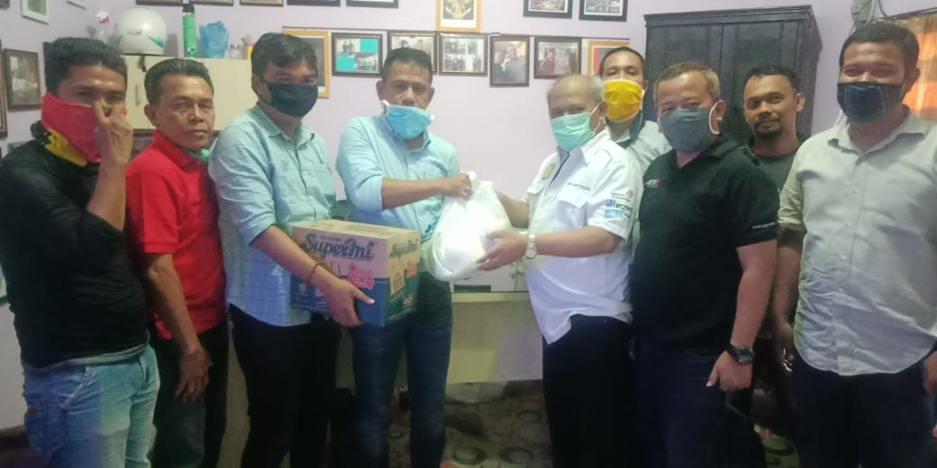 Ketua Pewarta Polrestabes Medan Gulirkan Puluhan Sembako Bantuan Kapoldasu Untuk Wartawan