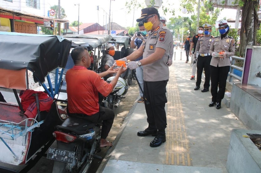 Ajak Masyarakat Cegah Penyebaran virus Corona, Ini Kata Kapolresta Deli Serdang