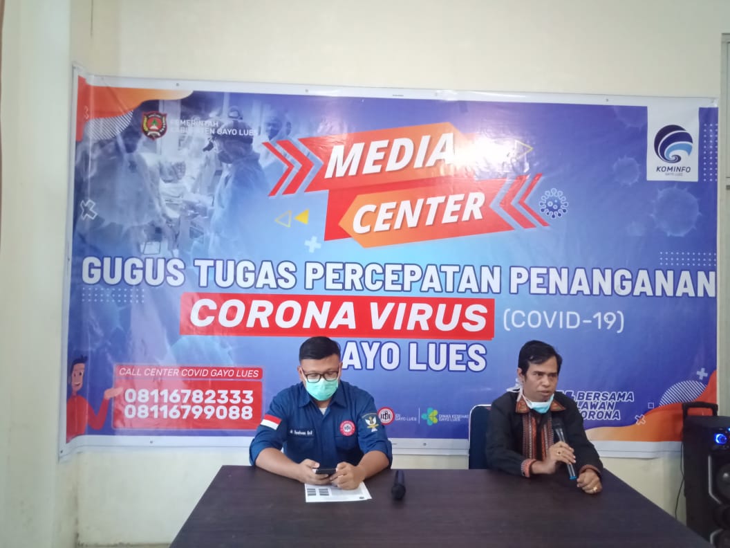 Tim Gugus Covid-19 Gayo Lues Setiap Hari Sampaikan Data Terbaru