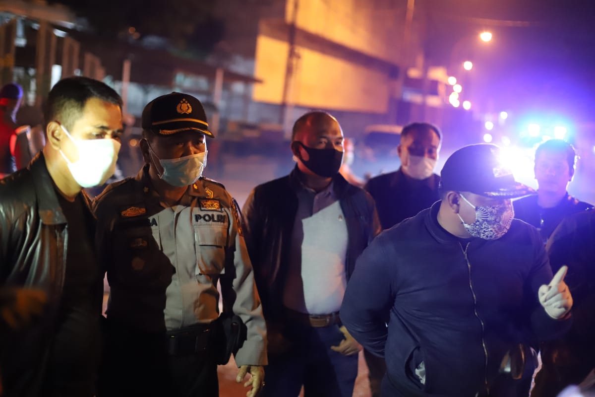 Memutus Mata Rantai Covid-19, Forkopimda Tanjung Balai Tinjau Lokasi Hiburan Malam