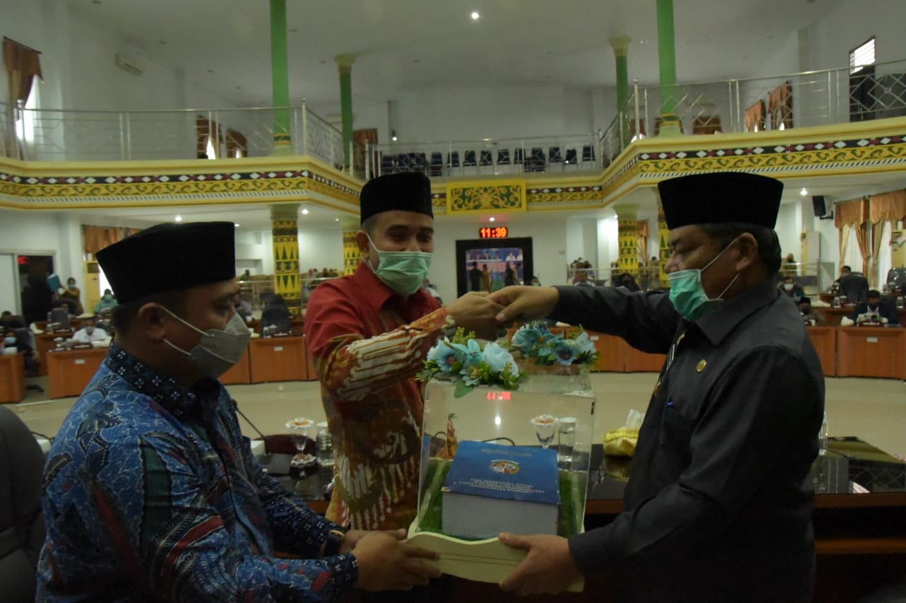 Wabup HM Ali Yusuf Siregar Sampaikan LKPJ Bupati Deli SerdangÂ  TA 2019.
