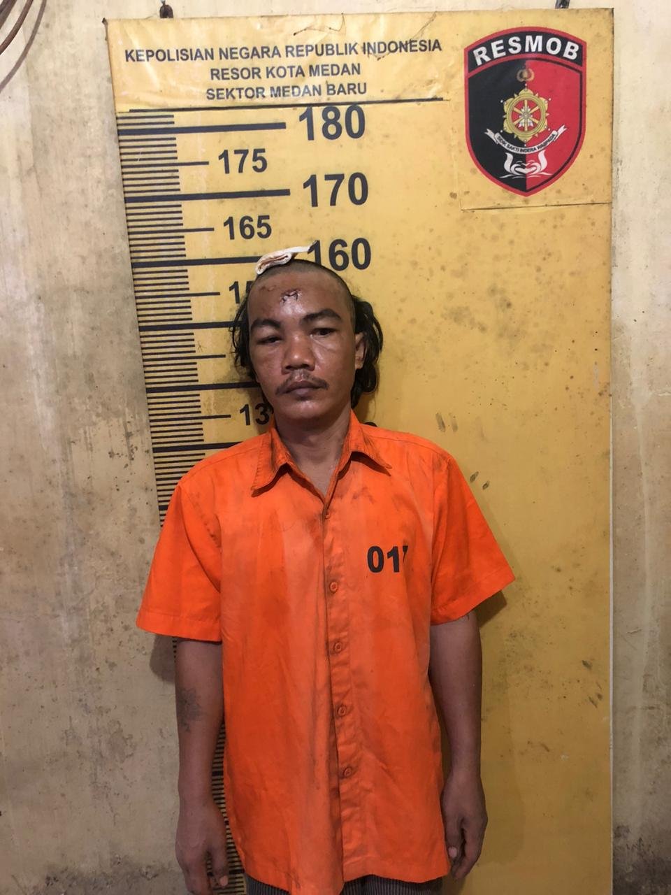Tekab Medan Baru Amankan Pelaku Pembongkar Gudang Pelak Mobil