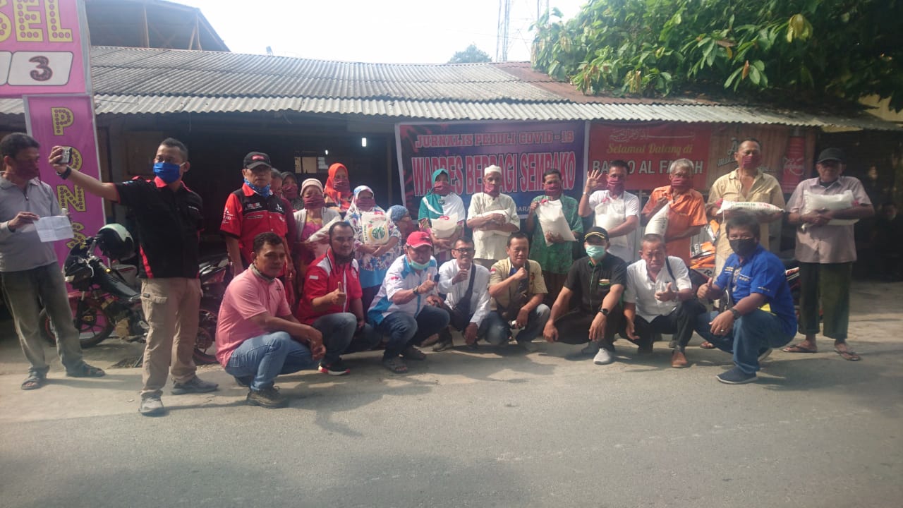 Peduli Sesama Disaat Covid-19 Mewabah, Jurnalis Wapres Berbagi