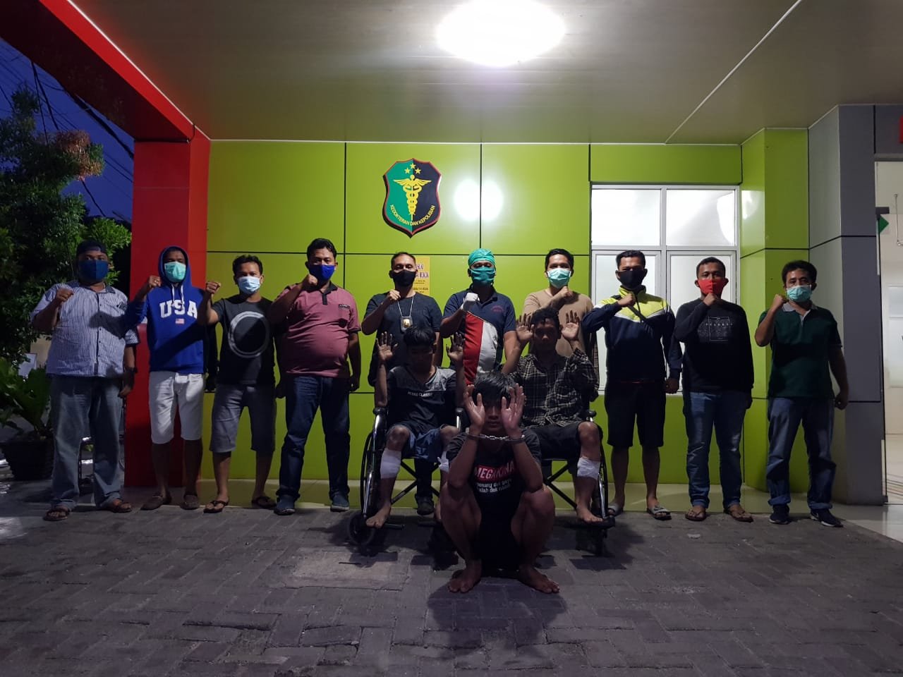 Tekab Polsek Medan Helvetia Tembak 2 dari 3 Pelaku Jambret