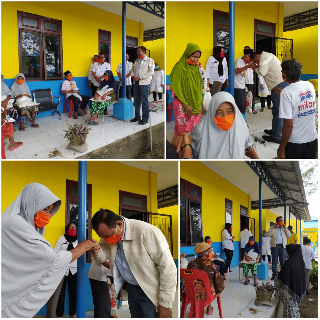 Disdik Batubara Berbagi Sembako Untuk Warga Sekitar, Ilyas Sitorus : 