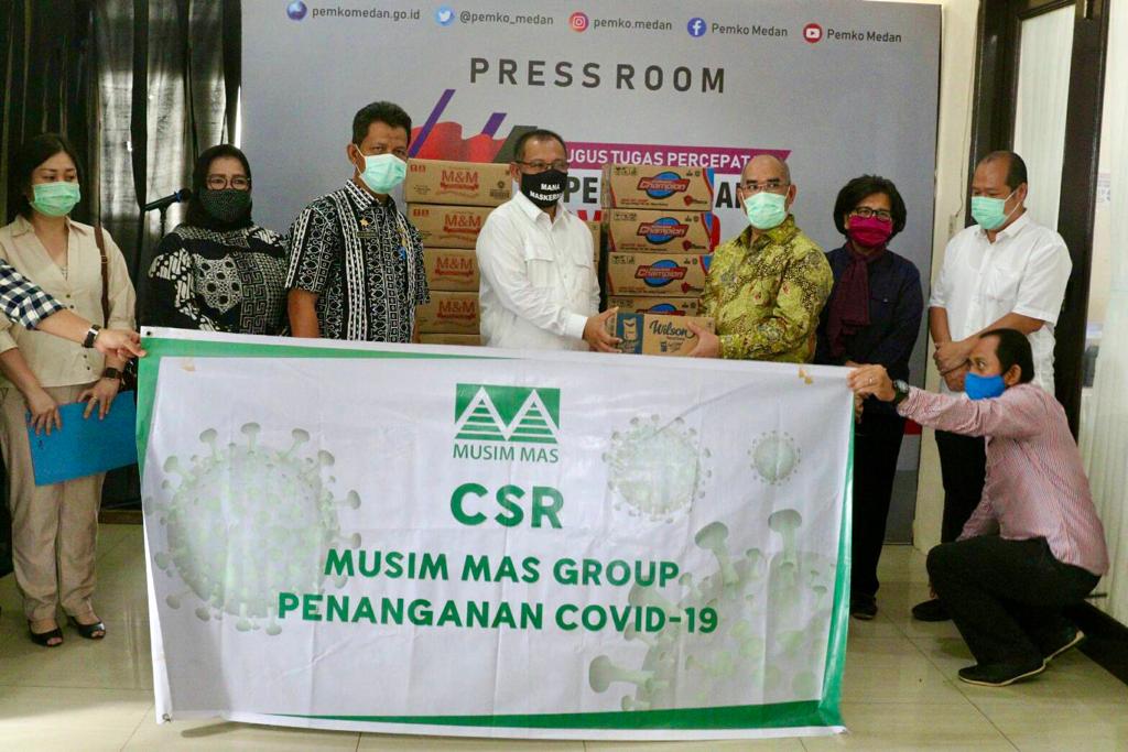 Pemko Medan Terima Bantuan dari PT Musim Mas
