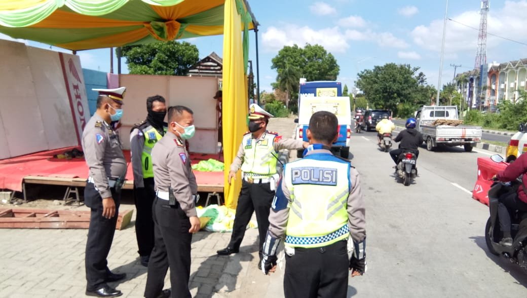 Laphar Pertama Ops Ketupat Toba 2020 Polrestabes Medan Check Point di 3 Titik