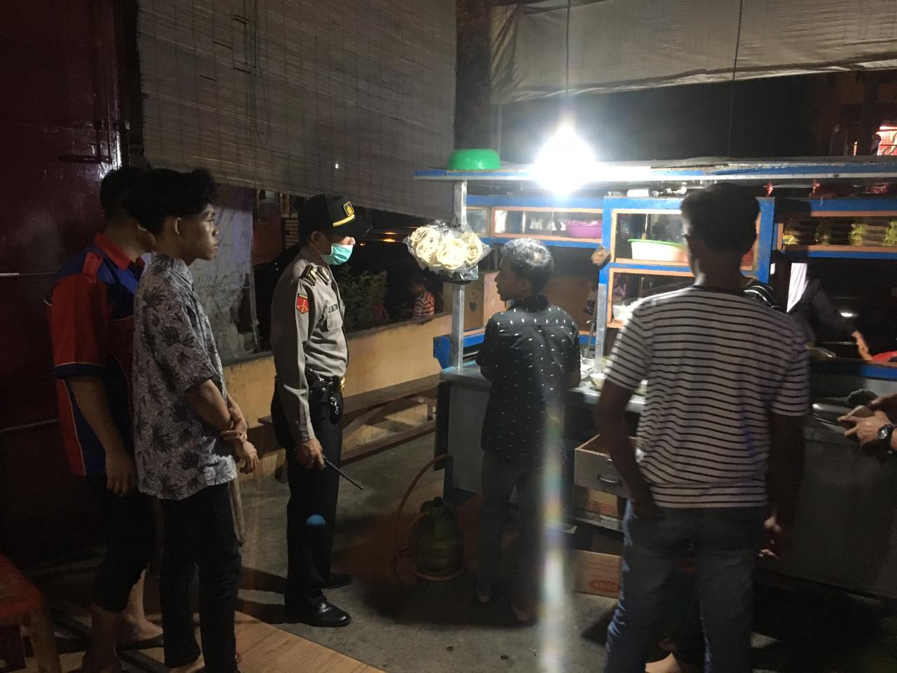 Polres Tanjung Balai Giat Patroli Himbau Masyarakat Tidak Berkumpul