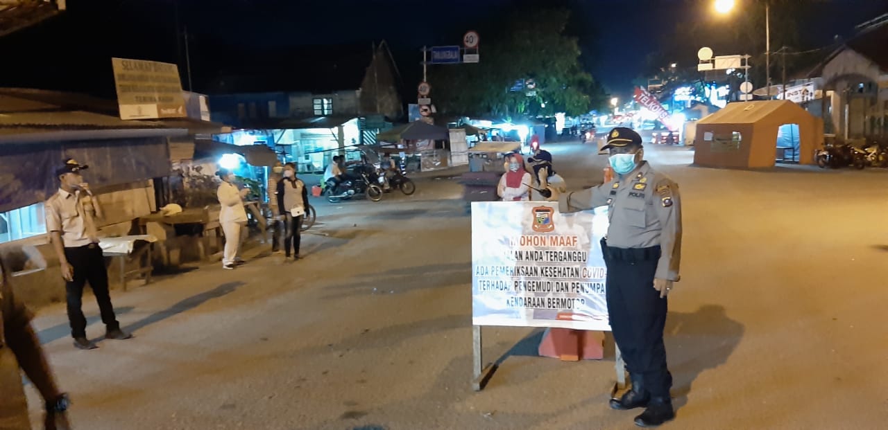 Kapolsek Tanjung Balai Selatan Pimpin Apel Gugus Tugas