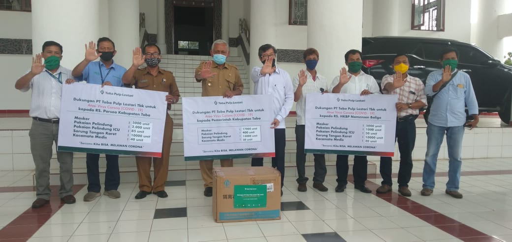 PT TPL Serahkan Ribuan APD kepada Pemkab TobaÂ 