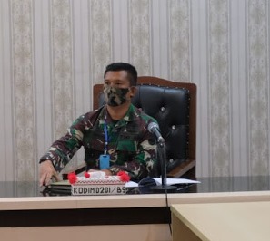Dandim 0201/BS Kol Inf Roy Hansen J Sinaga : Kita Berperan Aktif Ikut Membantu Door to Door Cegah Virus Corona