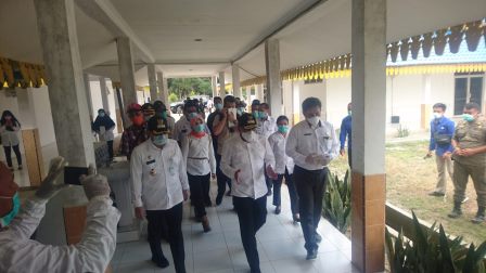 Bupati Dampingi Gubsu Tinjau Kelayakan RSUD Batubara Penanganan Covid â€“19