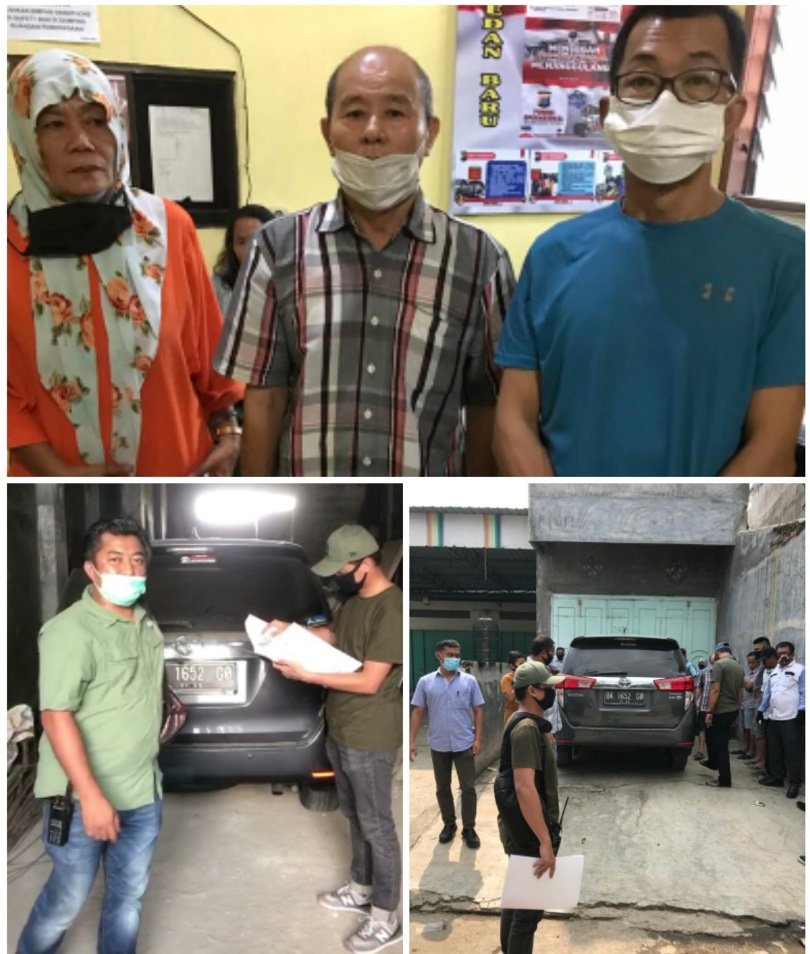 Tekab Polsek Medan Baru Ringkus 3 Pelaku Penggelapan MobilÂ 