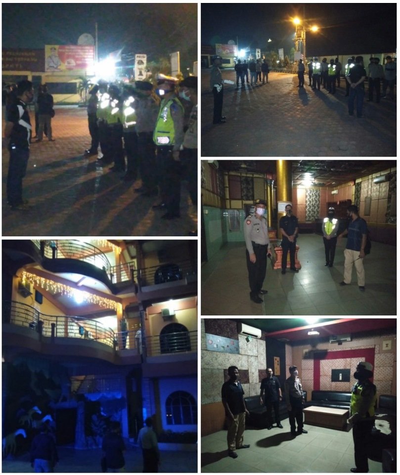 Putuskan Mata Rantai Covid-19, Polres Tanjung Balai Razia 2 Hotel