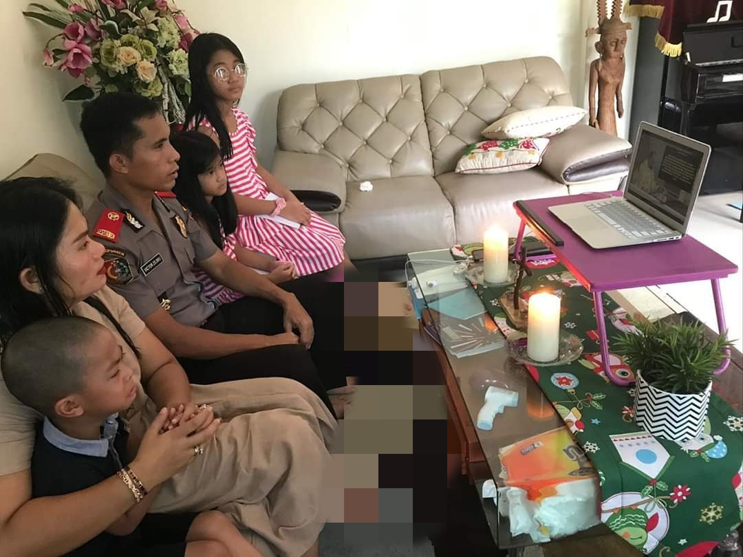 Peserta Didik Sespimmen Angkatan 60/TA 2020 Beragama Kristen Ibadah Minggu dengan Live Stream