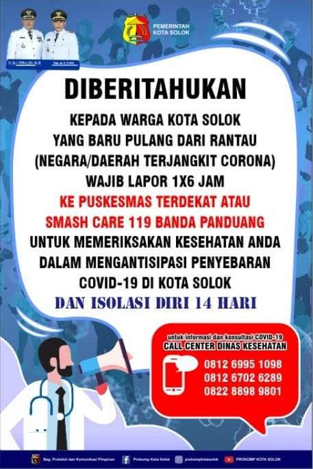 Berbagai upaya pemko Solok melawan covid-19