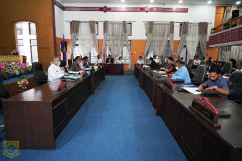 Rapat Dengar Pendapat DPRD dengan Pemkab Pakpak Bharat Terkait Pandemi Covid 19