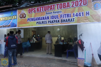 Pj. Bupati Pakpak Bharat Tinjau Khusus Posko Zona Zero