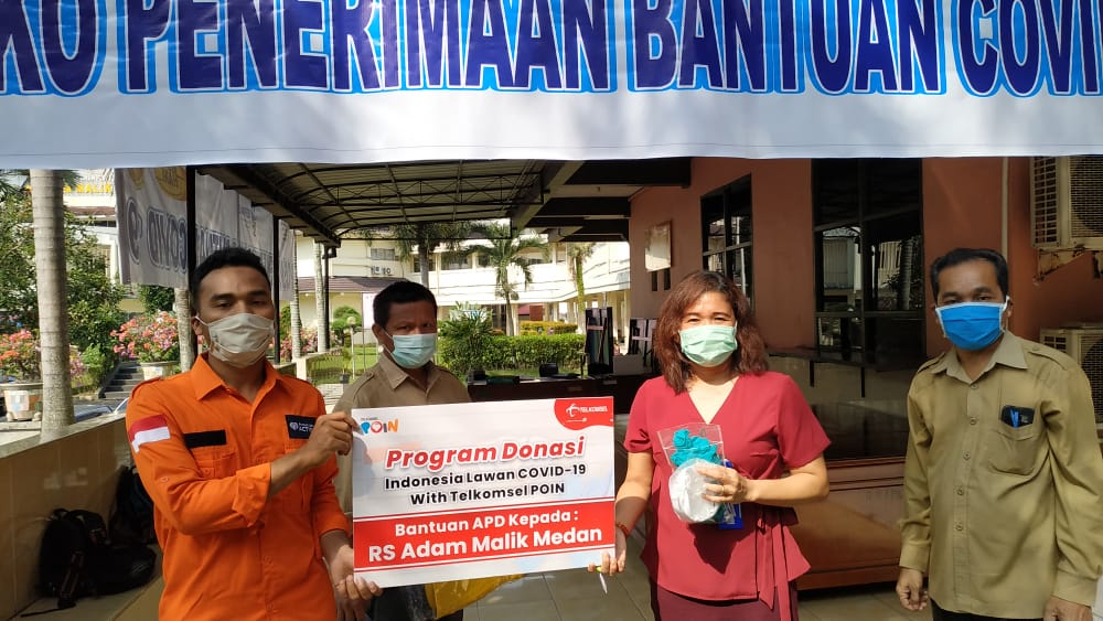Komitmen Dukung Penanganan Pandemi Covid-19,  #DiRumahTerusMaju, Telkomsel Bersama Pelanggan Setia Galang Donasi Lewat Telkomsel POIN