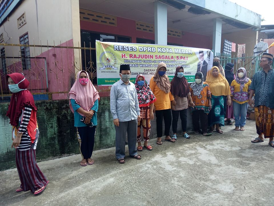 Wakil Ketua DPRD Medan H Rajudin Sagala SPdI Gelar Reses di Kp Mandailing