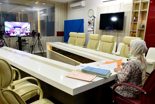 Video Conference Sekda Bersama Kemendagri, Pemerintah Daerah Dipersilakan Ubah Fokus Anggaran untuk Penanganan Covid-19