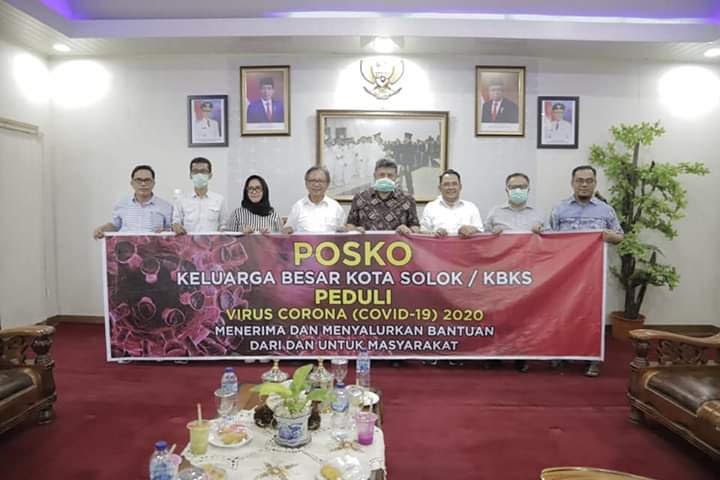 Wali kota Solok Terima KBKS Peduli