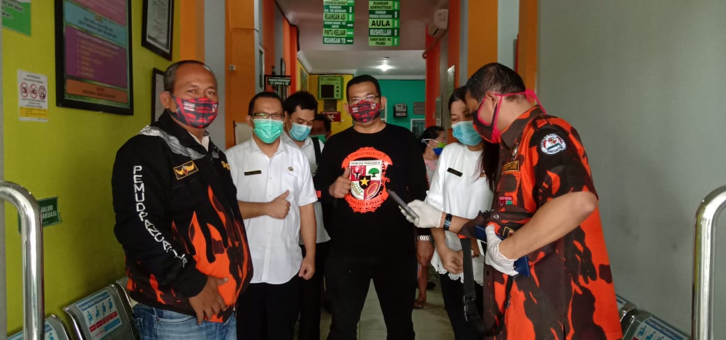 MPW PP Sumut Bagikan 200 Masker ke Puskesmas Sentosa Baru