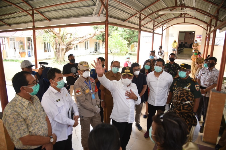 Tinjau RSUD dr Djasamen Saragih,  Gubernur Minta Dandim dan Kapolres Bantu Para Medis