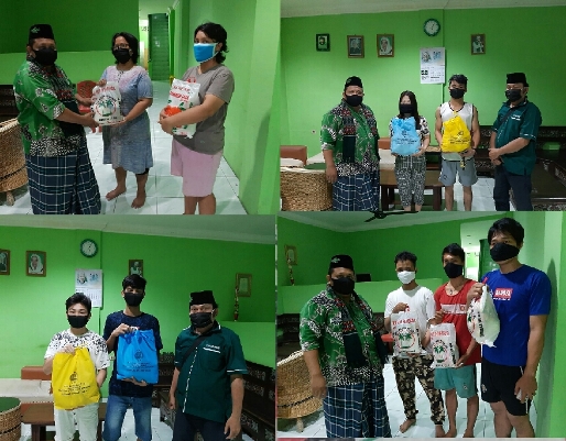 PCNU Medan Bagikan 265 Paket Sembako Bagi Warga Sekitar