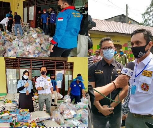 Peduli Lawan Covid 19 Karang Taruna Sumut Baksos, 