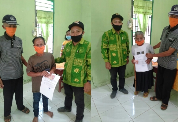 Pembagian BLT di Desa Nagur Pane Berjalan Aman dan Lancar, Kades : 