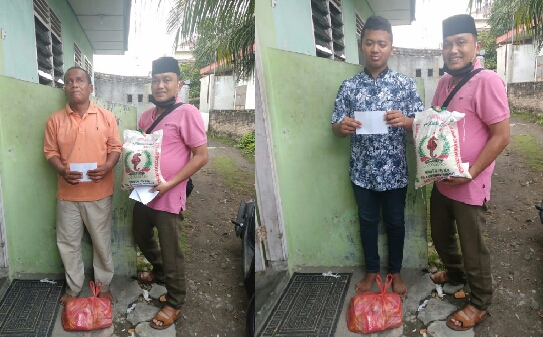 Lebaran Ke 3, Bakopam Sumut Berbagi Sembako Untuk Tuna Netra