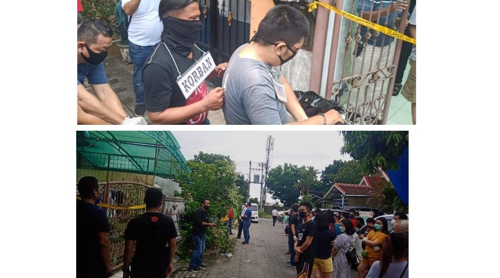 Polisi Gelar Pra Rekon Pembunuhan di Komplek Cemara Asri, 3 Orang Saksi Dihadirkan