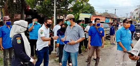 Karang Taruna Sumut Bagikan 1000 Masker dan Buka Puasa Bersama