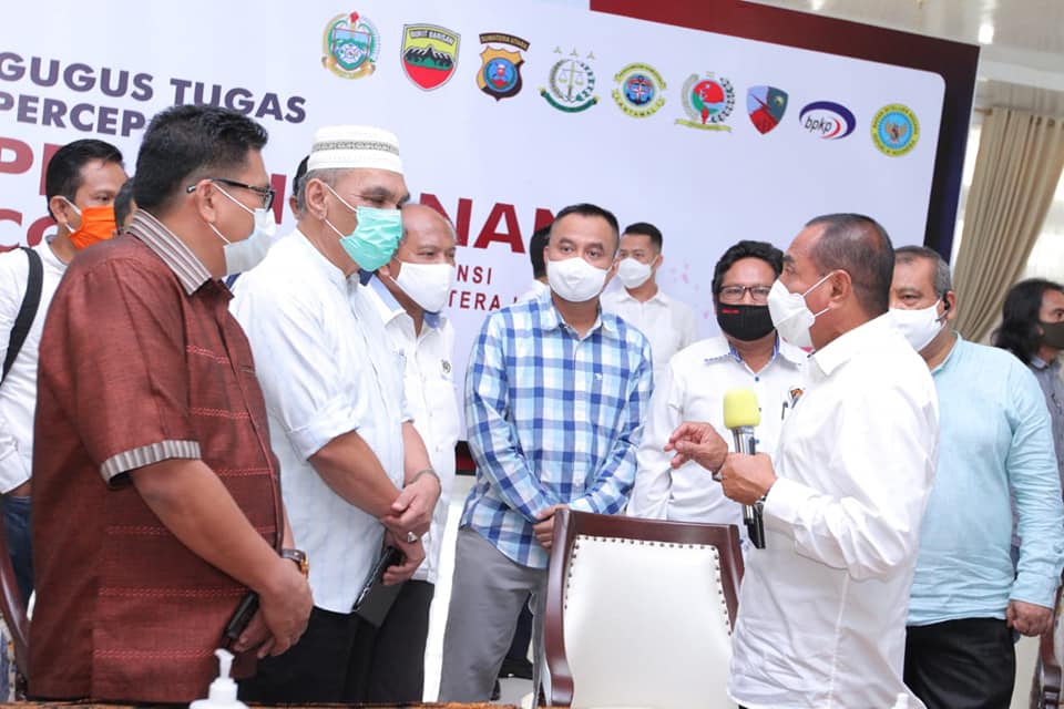 Sulit Bertahan di Tengah Pandemi Covid-19,  Pers Sumut Gelar Pertemuan dengan Gubernur