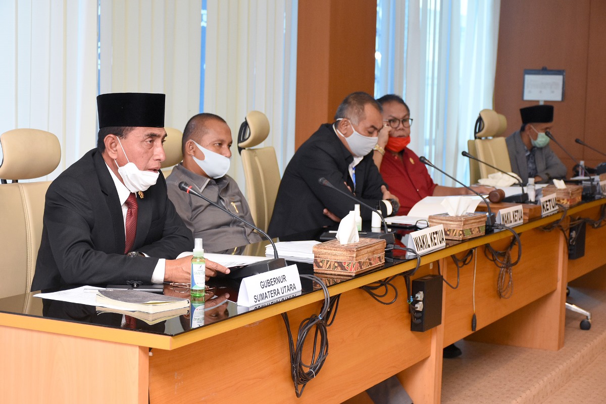 Paripurna LKPJ Tahun 2019,  Gubernur Sampaikan Berbagai Capaian Pemprov Sumut