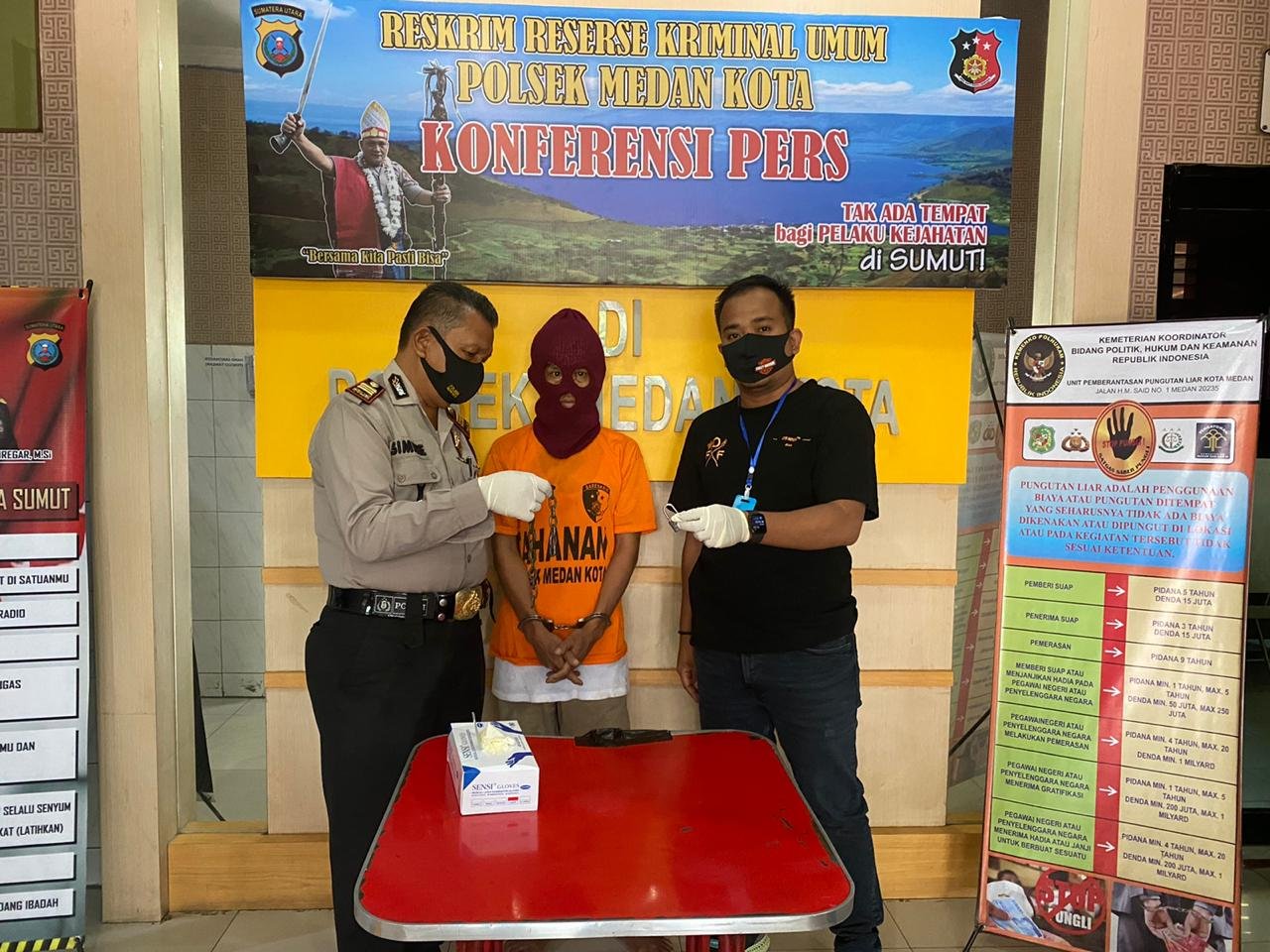 Tekab Polsek Medan Kota Tangkap Pelaku Curat