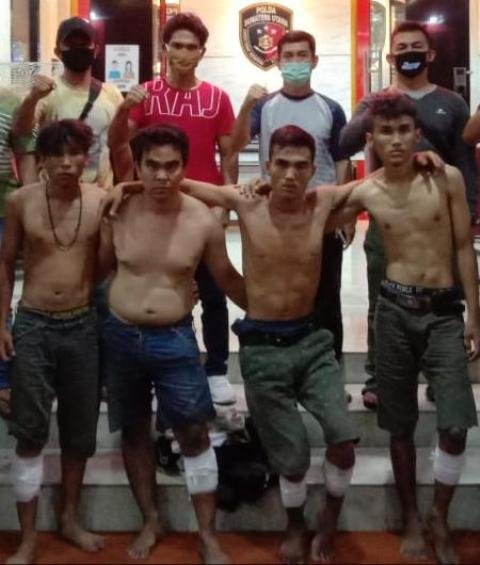 Tim Gabungan Jatanras Polda Sumut Tembak 4 Begal Sadis di Medan