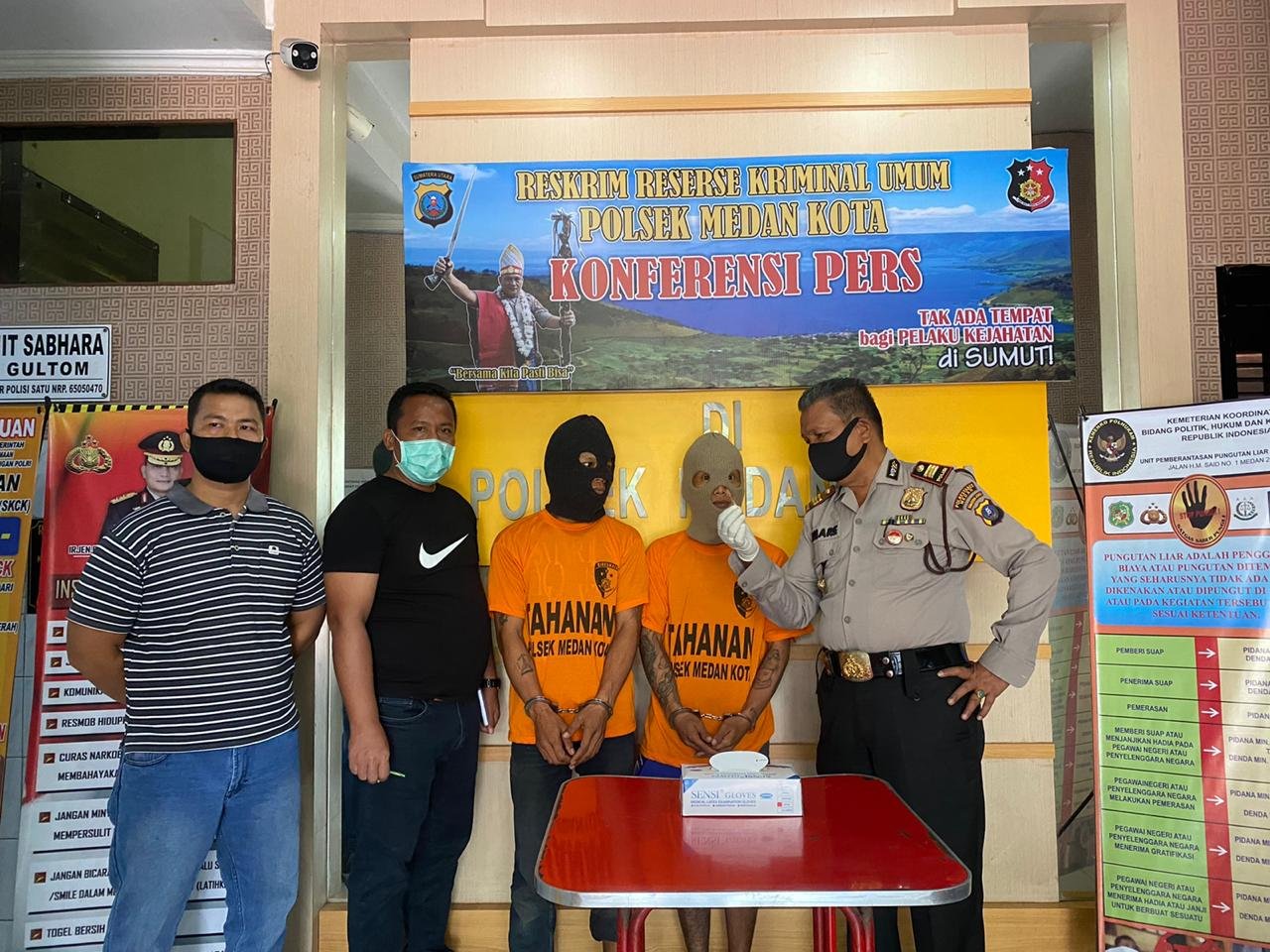 Tekab Polsek Medan Kota Tangkap 2 Orang Pengguna NarkobaÂ 