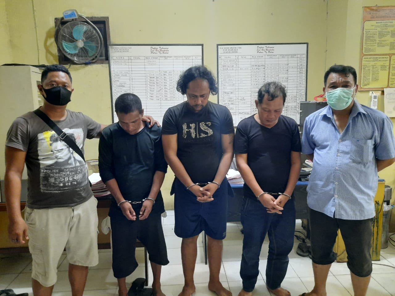 Sat Res Narkoba Polres Tanjung Balai Amankan 3 Orang Penyalah Gunaan Narkotika