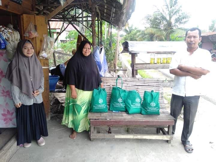 Peduli Covid 19, Pejuang Islam Nusantara Sumatera Utara Cabang Palas dan Paluta Berbagai Sembako