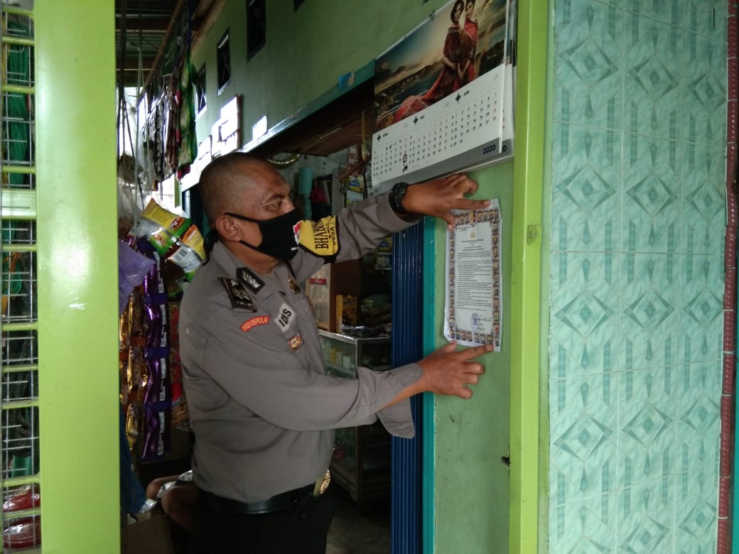 Bhabinkamtibmas Polsek Talun Kenas Polresta Deli Serdang Aktif Sosialisasikan Maklumat Kapolri