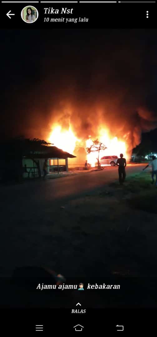 Toko Siti Hadijah dan 3 Mobil Ludes Terbakar, Ini Penyebabnya