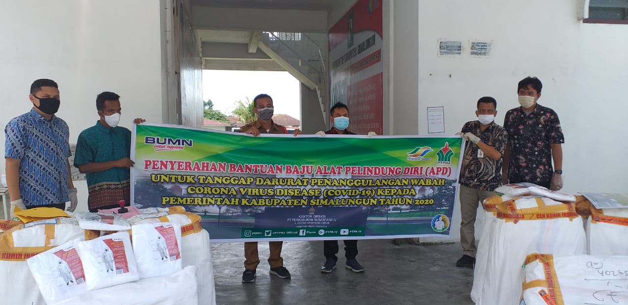 PTPN IV Kembali Bantu Tim Gugus Tugas Covid-19 Simalungun