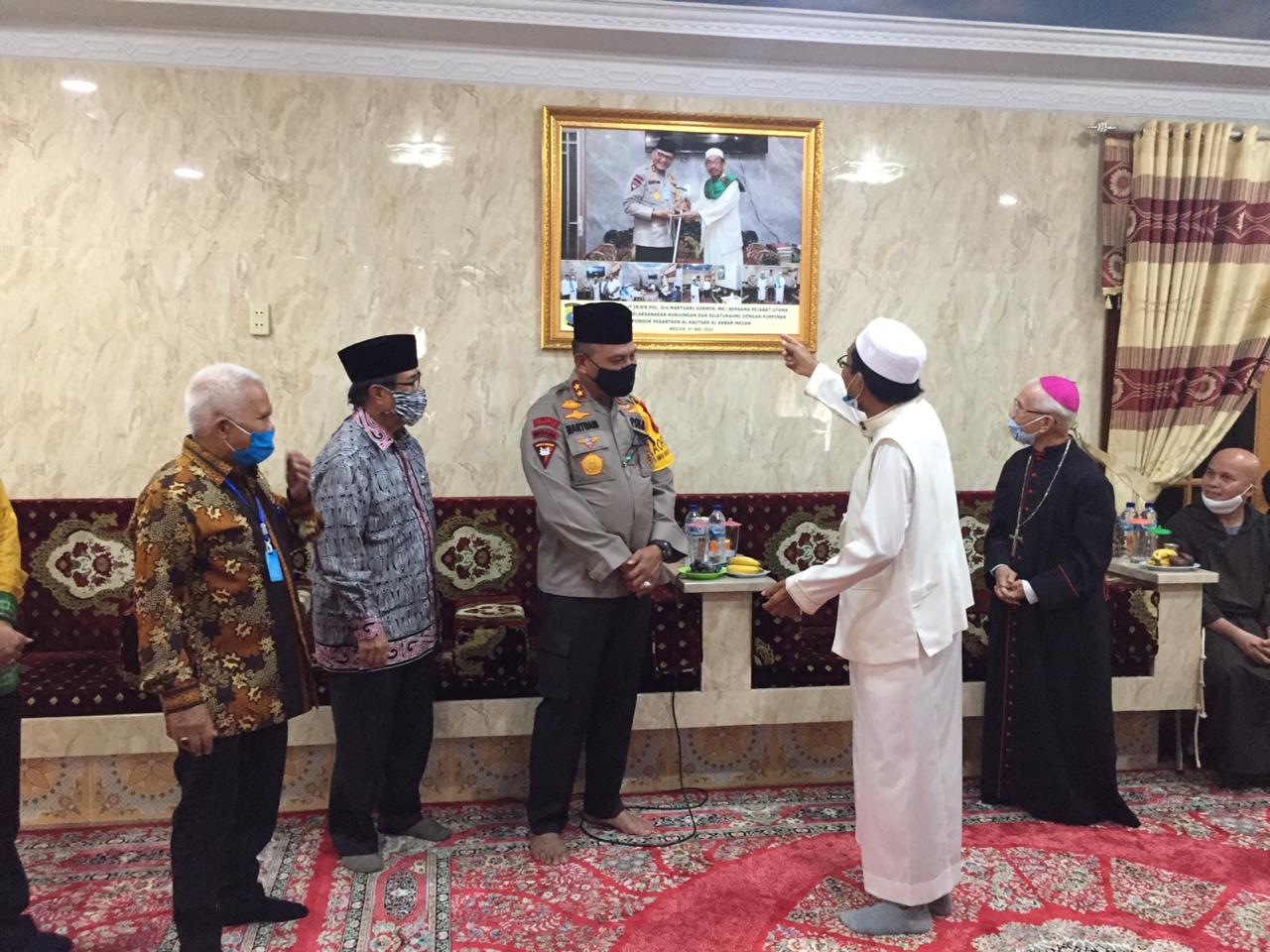 Kapolda Sumut Idul Fitri 1441 H/2020 M ke-Pesantren Al Kautsar